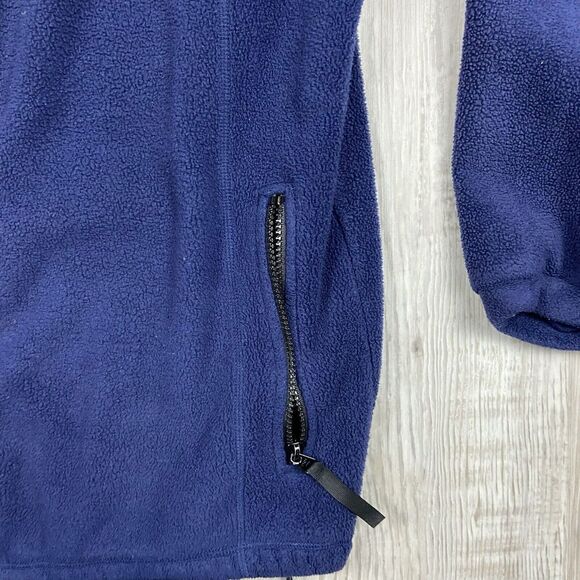 Vintage Helly Hansen Jacket Mens Small Blue White Full Zip Fleece Sweater‎ - Picture 3 of 12